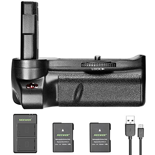 Neewer Vertical Battery Grip for Nikon D3400 DSLR Camera with 2 Pieces