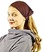 Exquisite Pack-5 Solid,Dark,Wide Headbands With FREE beautiful light Grey Wire Headband-CoverYourHair
