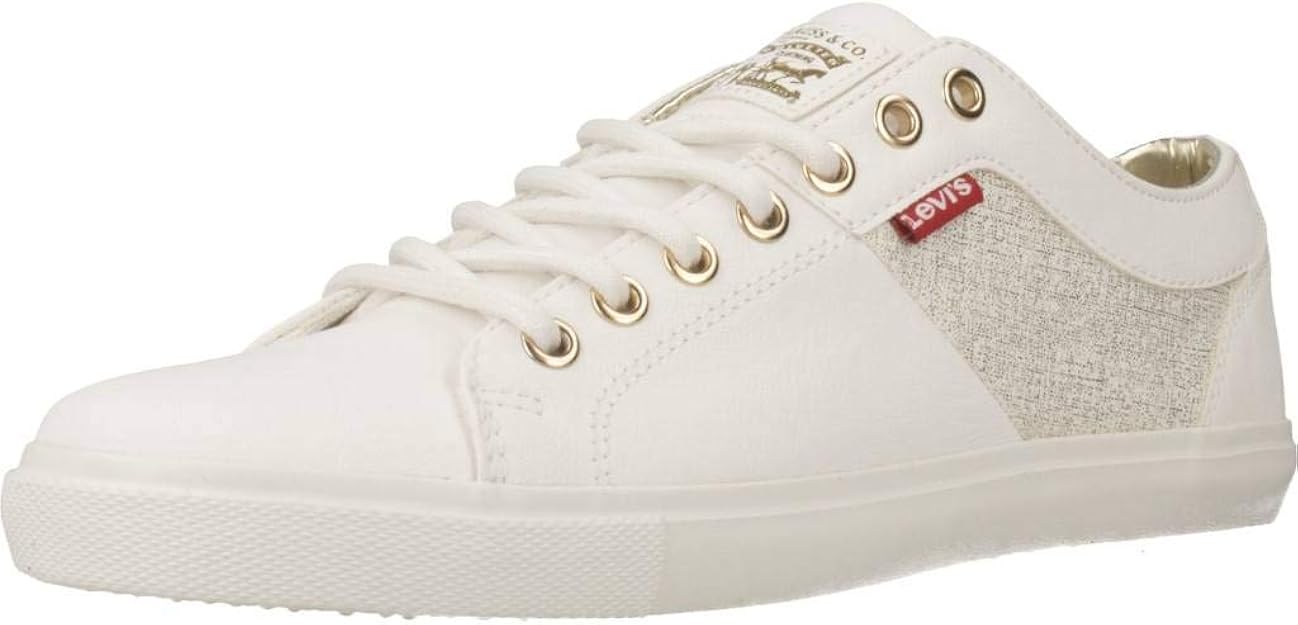 Levis Woods W 227843-841-50 Damen Sneaker Brilliant White Weiss: Amazon ...