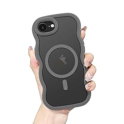 Pepmune for Phone 16e Case, Curly Wavy Frame Hard