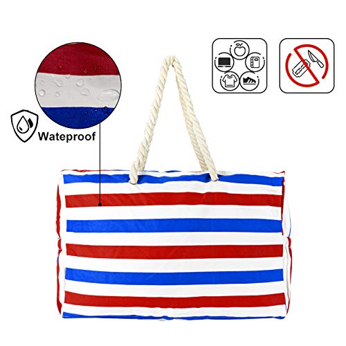 KUAK Waterproof Beach Bag, L22 xH15 xW6(XXL), Extra Large Beach Bag
