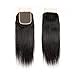 Hermosa Brazilian Hair 4 Bundles with Closure 9A Virgin Unprocessed Straight Human Hair Bundles with Closure (Free Part,18 20 22 24+16)