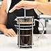 GROSCHE MADRID French Press - Premium Coffee and Tea Maker - 1.0L - 34oz - Borosilicate Glass Beaker - Dual Filter System For Rich Brew - Versatile Brewing | Stainless Steel Filter