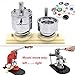 Badge Punching Die Interchangeable DIY Mould Round Button Mold for Button Maker Machine (37mm 1½ inch)