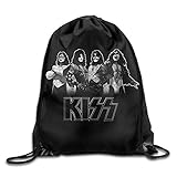 NaDeShop Kiss Band Drawstring Backpack Travel