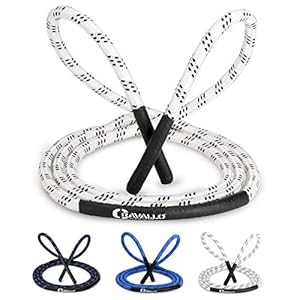 Cravallo® Springtouw I Heavy Battle Rope I 3 meter Fatburner Speed Jumping Rope I Adult Professioneel Skipping Touw I…