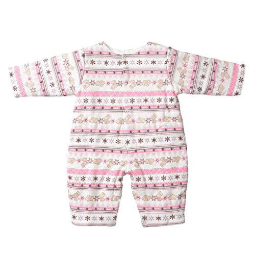 snopea Baby Girls' Quilted Coverall 24MO Pink