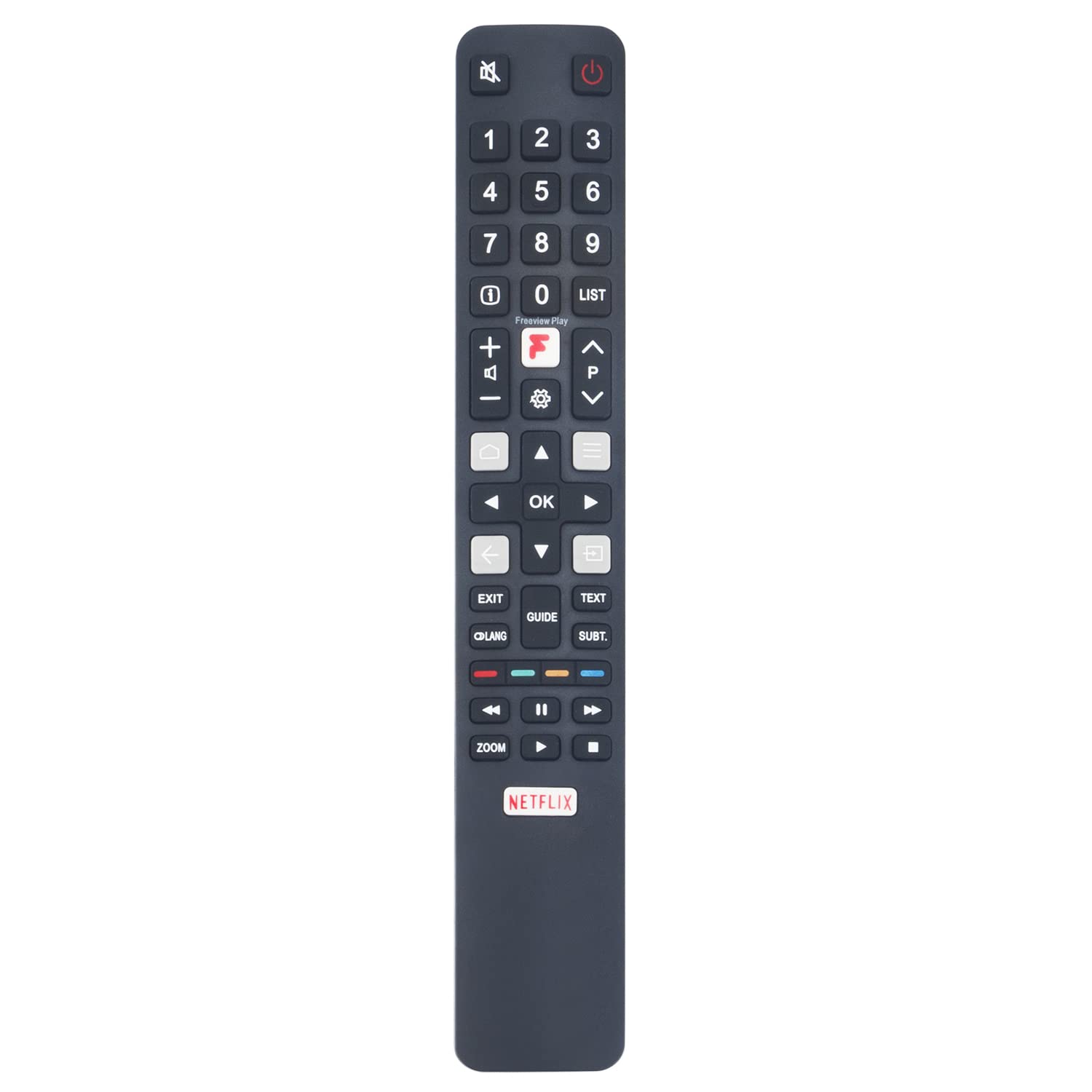 VINABTY Replaced Remote RC802N YUI5 Sub RC802NU1 RC802N4 Fit for TCL 4K TV Android TV 75P638K 65P638K 55P638K 50P638K 43P638K 75P715K 65P715K 55P715K 50P715K 43P715K
