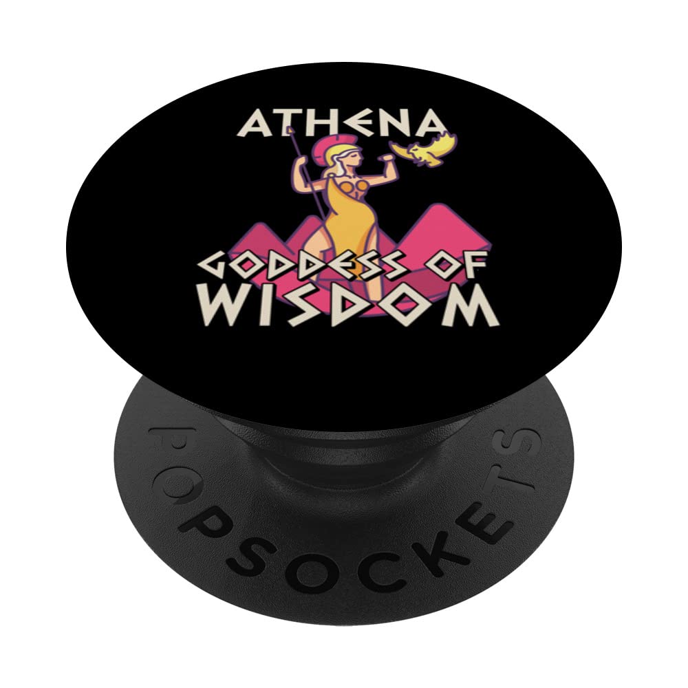 Athena Goddess Of Wisdom - Funny Greek PopSockets Swappable PopGrip