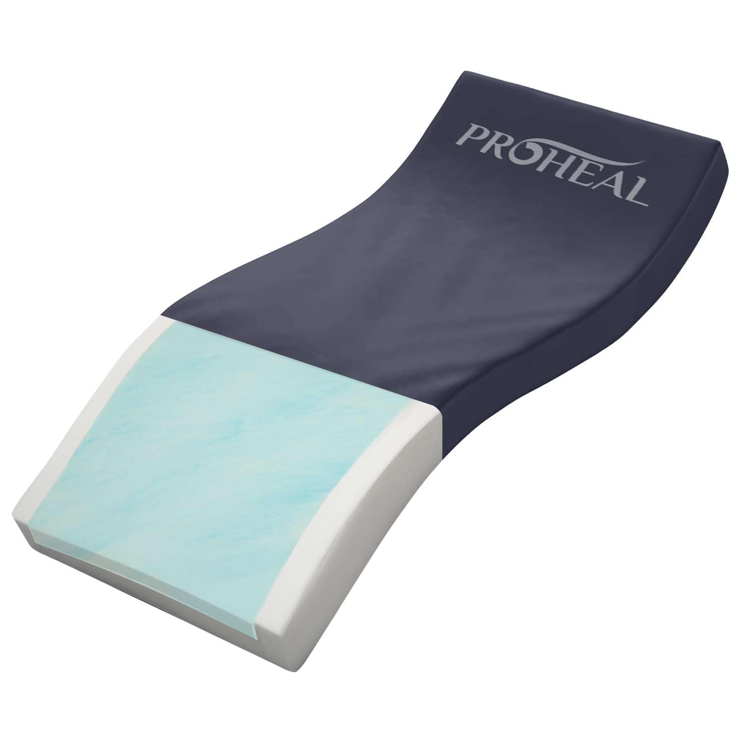 Photo 1 of Memory Foam Hospital Bed Mattress - 36" x 80" x 6"- Gel Infused Pressure Redistribution - Ultra Breathable Treatment - Sloped Heel Hospital Bed Mattresses - Fluid Resistant Nylon Cover