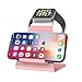 XUNMEJ Watch Stand Compatible for Apple Watch Charging Dock Stand Bracket Station Holder for Apple Watch Series 4 3 2 1 (42mm 38mm) Phone Xs X Max XR X 8 8plus 7 7plus 6S 6plus (Rose Gold)