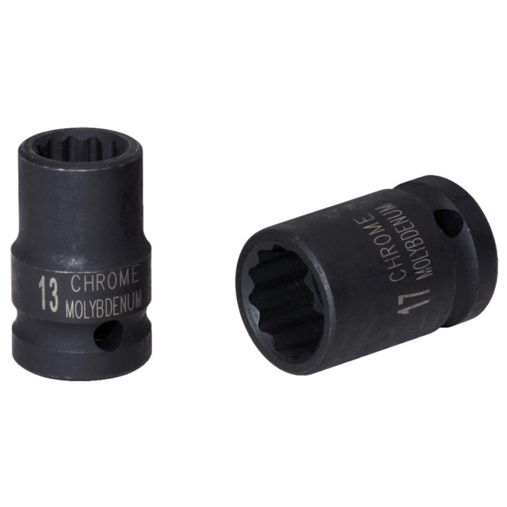 KS Tools 515.0967 3/8" 12 point impact socket, short, 17mm