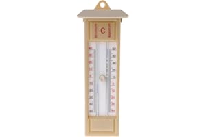BABYVIVA Professional Greenhouse Max-Min Press Thermometer Traditional Temperature Monitor -40 to 50℃