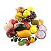 CEWOR 39pcs Artificial Fruits Lifelike Fake Fruits Various Simulation Fruits Apple Banana Cherries Mango Grape for Home Decoration