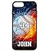 iPhone 6S Case, iPhone 6 Case, ArtsyCase Thunder Water Fire Baseball Personalized Name Number Phone Case for iPhone 6 and iPhone 6S (Black)