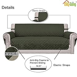 Easy-Going Sofa Slipcover Reversible Oversized Sofa