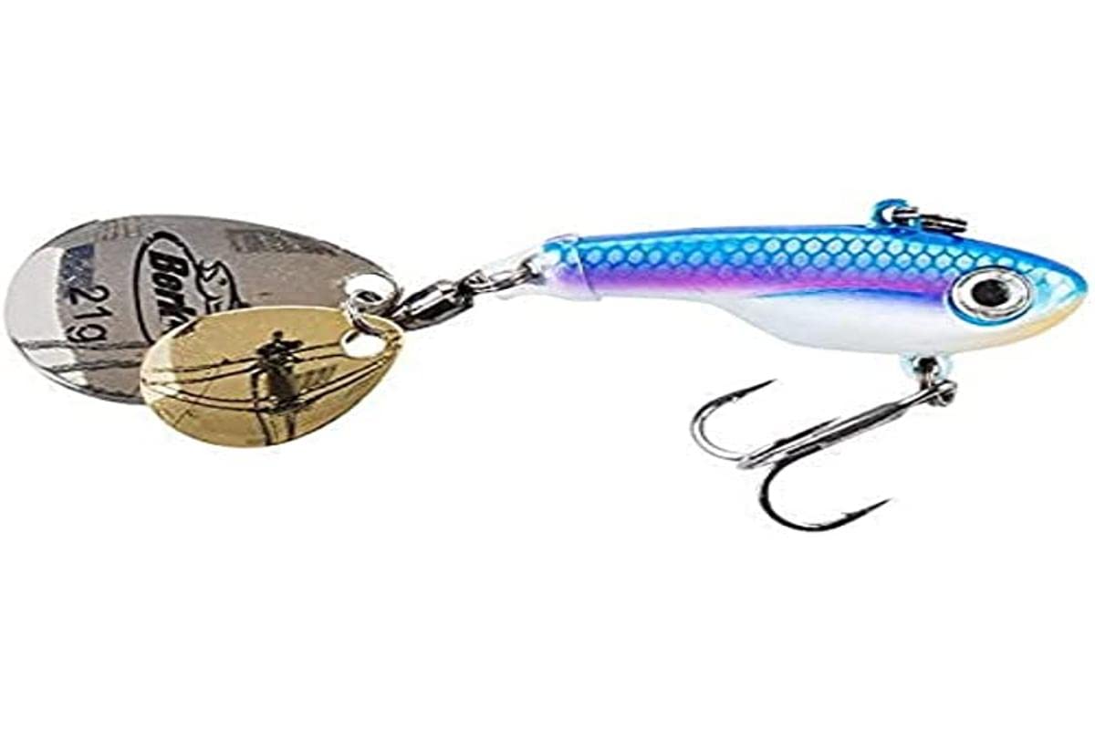 Berkley Pulse Spintail, Jig Lure with Spinner Blade & Berkley Fusion Treble Hook - Long Casting Hard Bait for Perch, Trout, Pike, Unisex, Wagasaki, 9g | 60mm