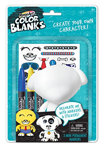 RoseArt Color Blanks Create Your Own Character Dog