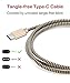 USB Type C Cable USB C Charger to USB Cord 2Pack 6Ft Gold, Charging Nylon Braided Long Cable For Samsung Galaxy Note 8 S8 plus, MacBook,Google Pixel XL,Nintendo Switch,LG G6,Huawei P9 by Ambet