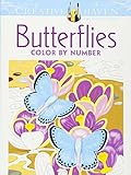 Creative Haven Butterflies Color by Number Coloring Book (Creative Haven Coloring Books) by Jan Sovak, Creative Haven