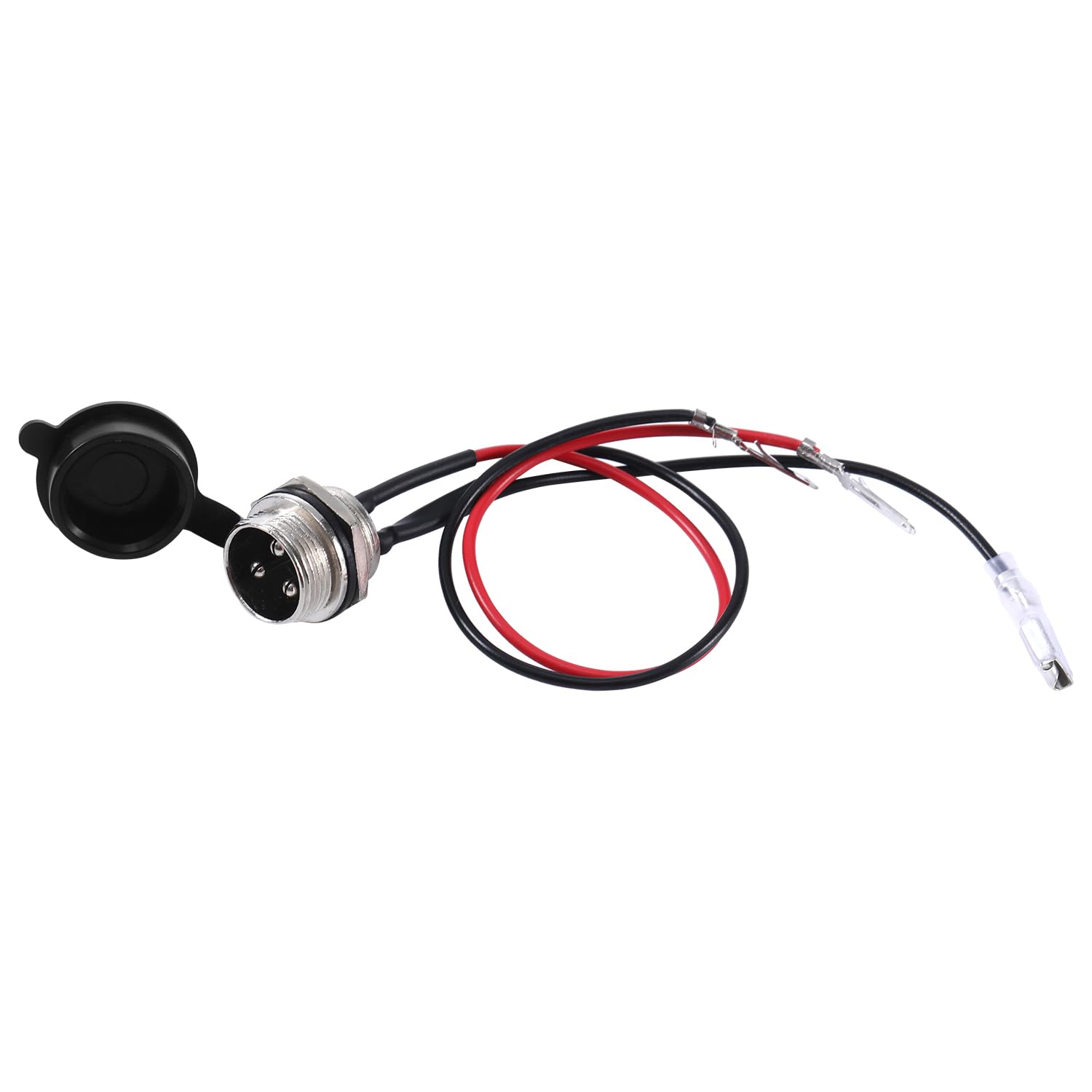 KAMIER 3 Wires Charger Port Replacement for Razor Crazy Cart XL DLX Shift Ground Force Drifter Go Cart Kart Dune Buggy E325 E300 E200 E175 E100 Kids Electric Scooter E-Scooter E-Bike Charging Parts