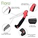 FLORO Folding Hand Saw, 7 Inches Blade, Manganese Steel Folding Trim Pruner with Safety Lock, Convenient, Lightweight Gardening Tool, Non-Slip Ergonomic Handle, Ideal for Tree, Shrubs, Twigs Pruning