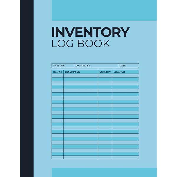 Inventory Log Book: Simple Inventory Book For Small Business Or