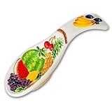 MIXED FRUIT Large 3-D Spoon Rest / Trivet *NEW!*