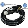 Conntek-1450SS2-25-25-Foot-Temporary-Power-Cord-50-Amp-125250-Volt-NEMA-14-50P-Generator-Plug-to-CS6364-Locking-Connector