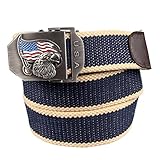 ALAIX Men's Military Style Canvas Web tactical Belt Adjustable One Size