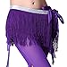 ZLTdream Women's Belly Dance Three Dense Tassels Hip Scarf