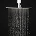 12 Inch Rain Shower Head, High Pressure Stainless Steel Bath Shower, Ultra Thin Rainfall Showerhead Waterfall Body Covering
