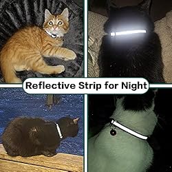 Dgerp Airtag Cat Collar Breakaway, Reflective