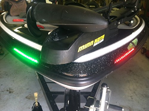 Cruiser-Kayak-Pontoon-bass-Fishing-boat-Navigational-Lights-1-x-12-Red-and-1-x-12-Green Cruiser-Kayak-Pontoon-bass-Fishing-boat-Navigational-Lights-1-x-12-Red-and-1-x-12-Green