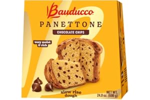 Bauducco Panettone with Chocolate Chips, Moist & Fresh, Traditional Italian Recipe, Italian Traditional Holiday Cake 24.0oz (Pack of 1)