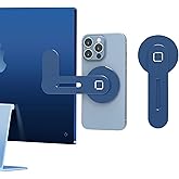 CloudValley Magnetic Phone Holder for Laptop Designed for iPhone 17/16/15/14/13/12 MagSafe, Adjustable Phone Monitor Side Mou