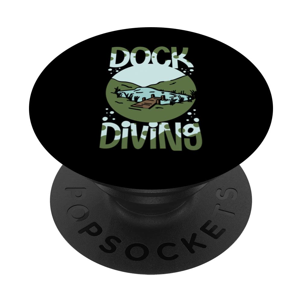 Dock Diving Dog Jumping Pool Board Training Lake PopSockets Swappable PopGrip