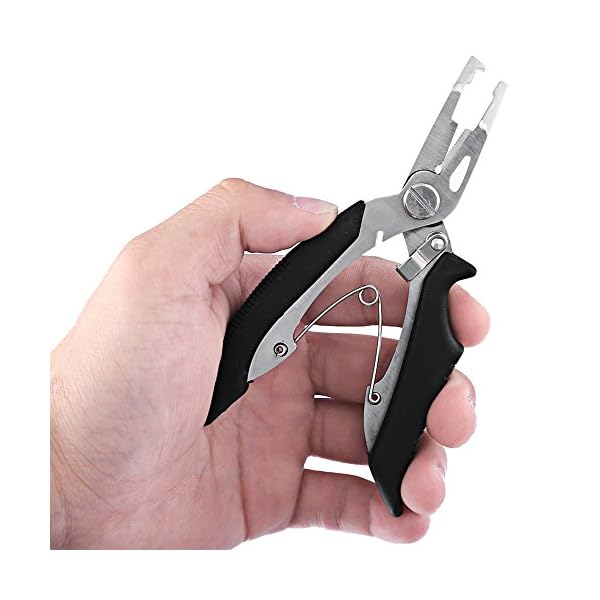 Stainless-Steel-Fishing-Pliers-Braid-Cutter-Hook-Remover-with-Sheath-and-Professional-Fish-Lip-Gripper-Grip-Best-for-Saltwater-and-Freshwater-Fishing-Any-Angler-Needs