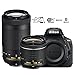 Nikon D5600 Digital SLR Camera with 18-55mm VR & 70-300mm DX AF-P Lenses - (Renewed)