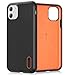 Humixx Shockproof Series iPhone 11 Case | 16FT Military Grade Drop Protection | Advanced Impact Polyone Material Textured PC Back Protective Cover with Soft Bumper for Apple iPhone 11 Black 6.1 Inch