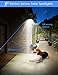 ROSHWEY Solar Spot Lights Outdoor Motion Sensor Waterproof Ground Light Wireless 360 ° Adjustable Lighting Super Bright 18 Big LED 4 Modes Security Lamp Auto On/Off 2 Pack Daylight