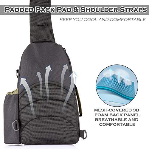 Ghosthorn Fishing Tackle Backpack Sling Bag with Rod Holder Tackle Box