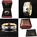 Queenwish 8mm Tungsten Carbide Wedding Band Blue/Gold Silver Dome Gunmetal Bridal Ring Men Jewelry Size 6-14