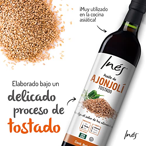 Aceite de ajonjolí tostado Inés 1 L