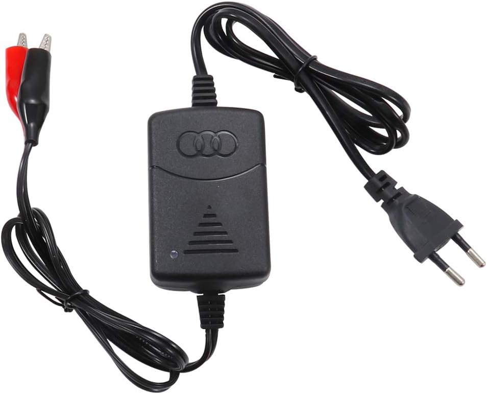Beikal Cargador Inteligente de batería de Plomo Sellado de 12V (SLA) 1300mA, con protección de sobrecarga de Cortocircuito, Carga de Tres etapas Corriente Constante-Voltaje Constante