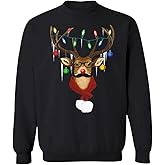 Camalen Ugly Xmas Christmas Cool Reindeer Sweatshirts for Women and Men Sweaters