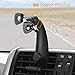 Car Phone Holder, Veckle Car Mount Holder Air Vent, Easy Install Universal Car Mount Cell Phone Holder Stand Cradle for Smartphone Car iPhone 7 6S 6 Plus Samsung Galaxy S8 S7 S6 Edge GPS - Black