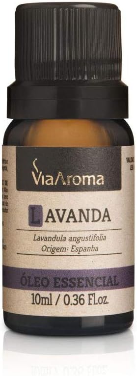 Óleo Essencial Para Aromatizador Natural Massagem Via Aroma 10ml Lavanda por Via Aroma