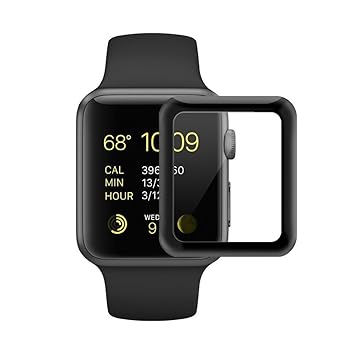 SOCINY Apple Watch Serie 3/2/1 protector de pantalla, [3D de ...