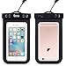 iPhone 7/6/6s/5/5s and Plus Samsung Galaxy s7 s8 s8 Plus s6 s5 Universal Waterproof Bag for Boating Kayaking Rafting Swimming Protect from Water Dust and Dirt-IPX8 to 82 Feet